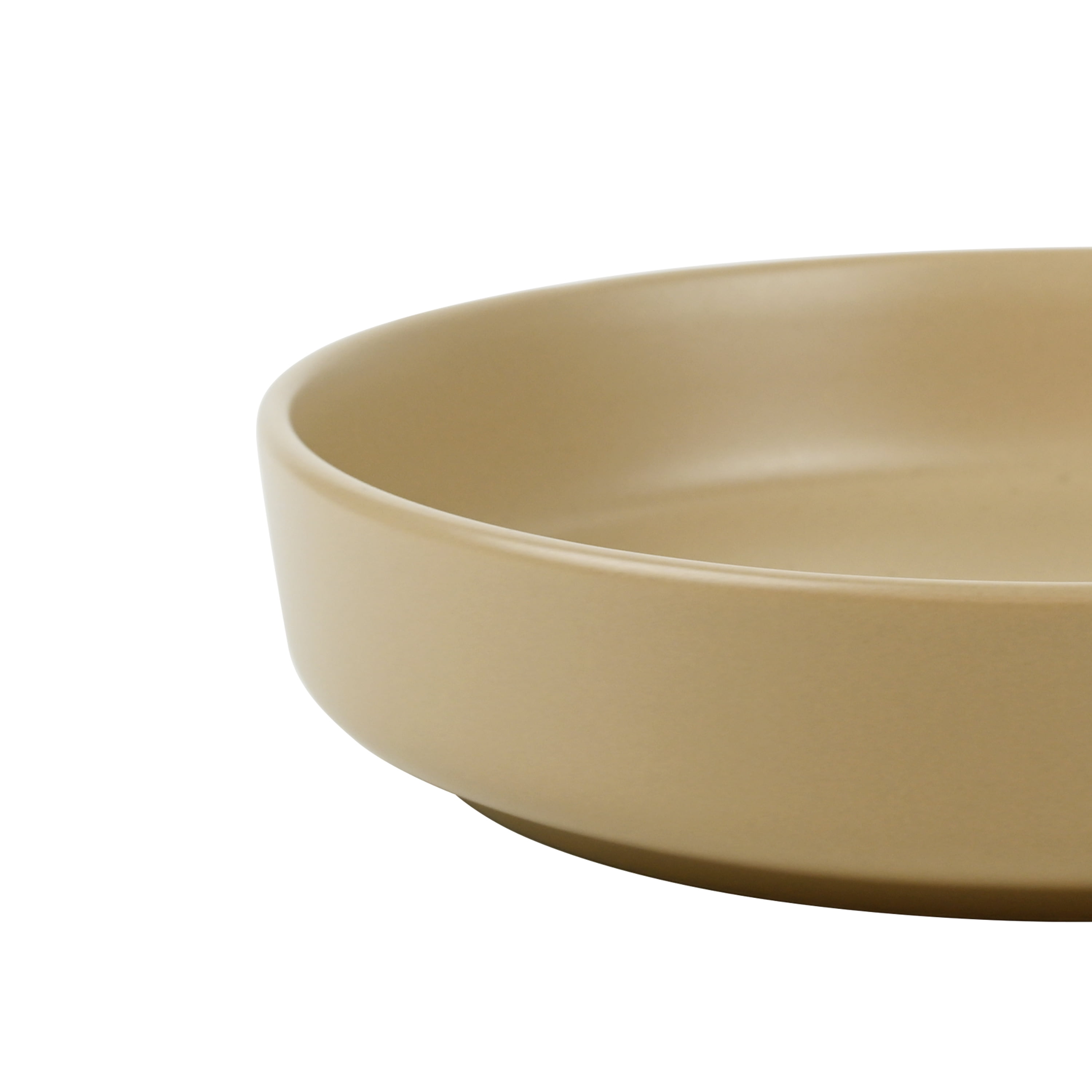 (4 pack) Mainstays Alessandra Matte Brown Stoneware Dinner Bowl