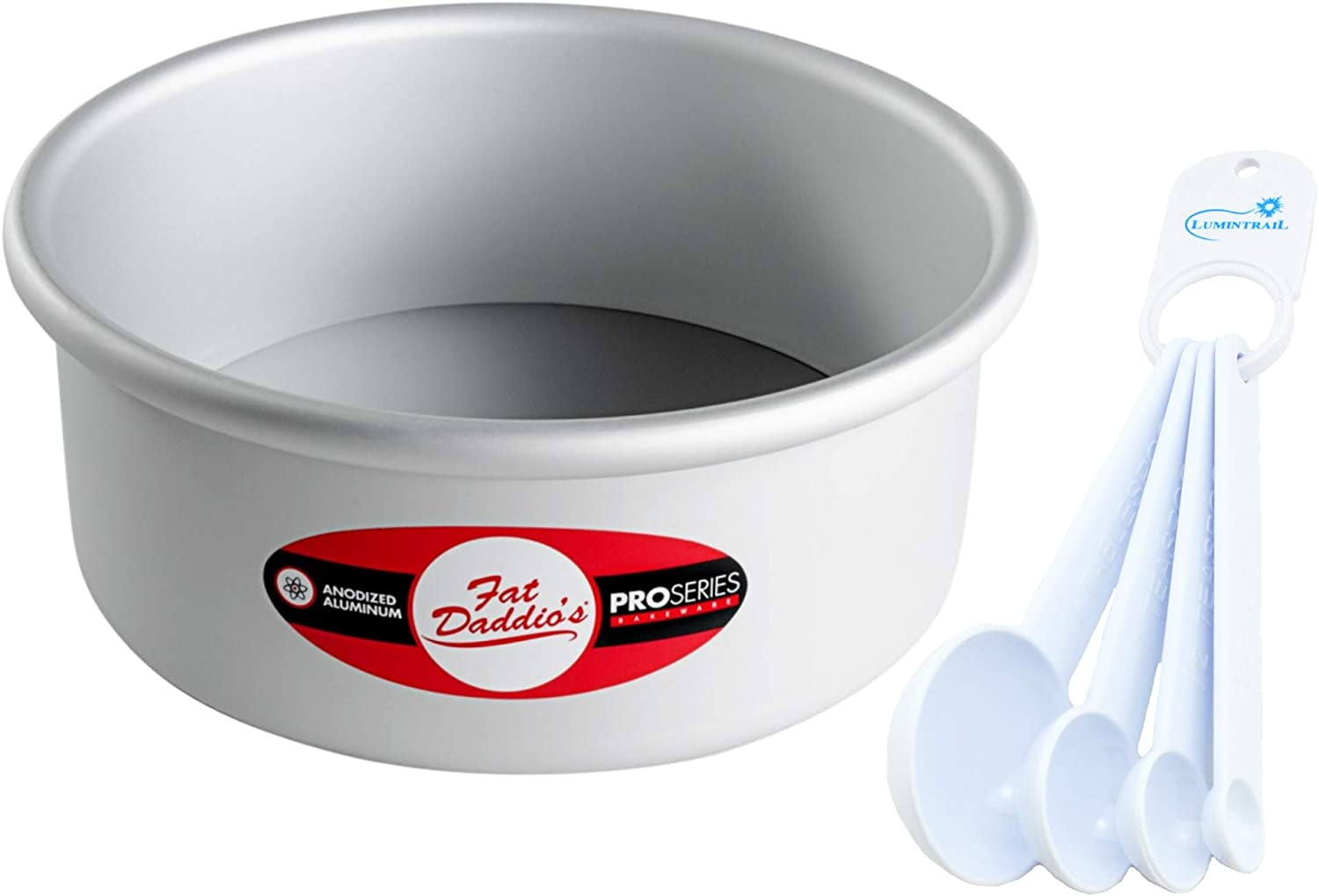 Fat Daddio's Round Cheesecake Pan, 7 x 3 Inch Baking Pan Bundle with