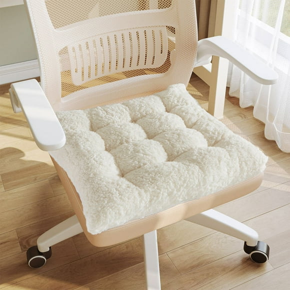 Yhmxh Room Decor-Couch Cover Bedding Comforter Sets Lambswool 9 Pin Cushion Office Thickened Cushion Winter Dormitory Soft Cushion Double-sided Heightened Chair Cushion Fart Pad Warm Pad