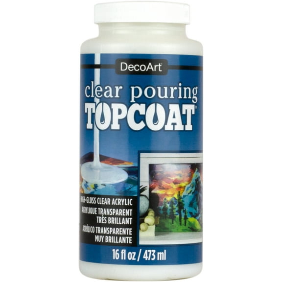 DecoArt Clear Pouring Topcoat-16oz