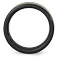 thumbnail image 2 of Ceramic Black 14k Gold Inlay 8mm Wedding Band Ring Man Precious Metal   For Dad Mens  For Him, 2 of 11
