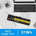 thumbnail image 7 of 42T4798 42T4799 Battery for Lenovo ThinkPad T420 T520 SL410 SL510 E420 E425 E520, 7 of 7