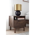 thumbnail image 2 of Signature Design by Ashley Casual Calverson 1 Drawer Nightstand, Mocha, 2 of 9