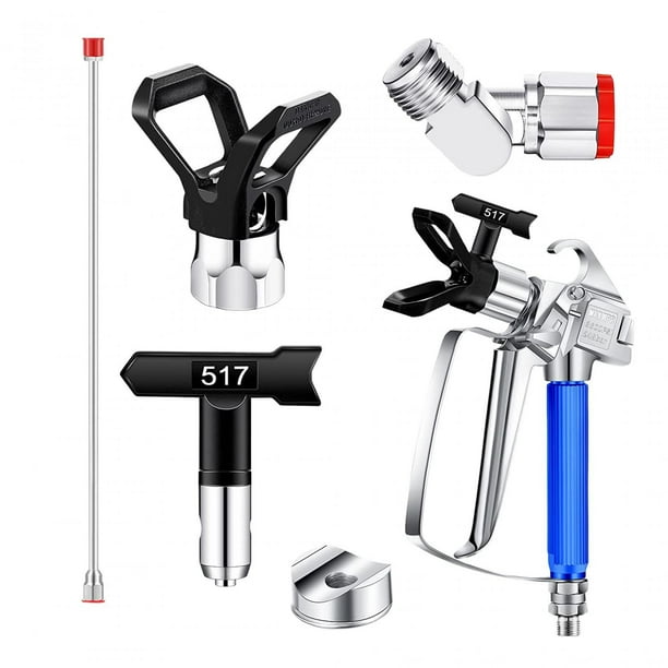 Airless Paint Spray No Leaking Spray Nozzles with 10'' Extension Rod