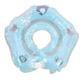 thumbnail image 1 of Anillo de natación para recién nacidos, anillo de natación inflable con delfines ajustable y seguro para recién nacidos y bebés, color azul, 1 of 14