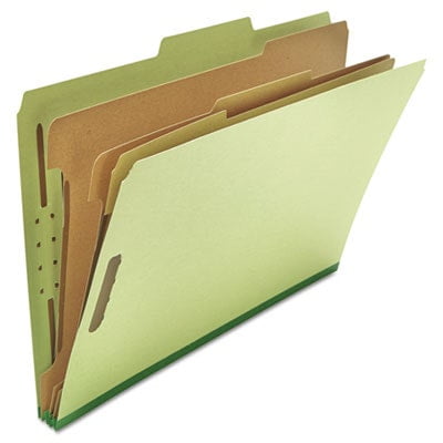 UPC 087547102961 product image for Eight-Section Pressboard Classification Folders  3 Dividers  Legal Size  Green   | upcitemdb.com