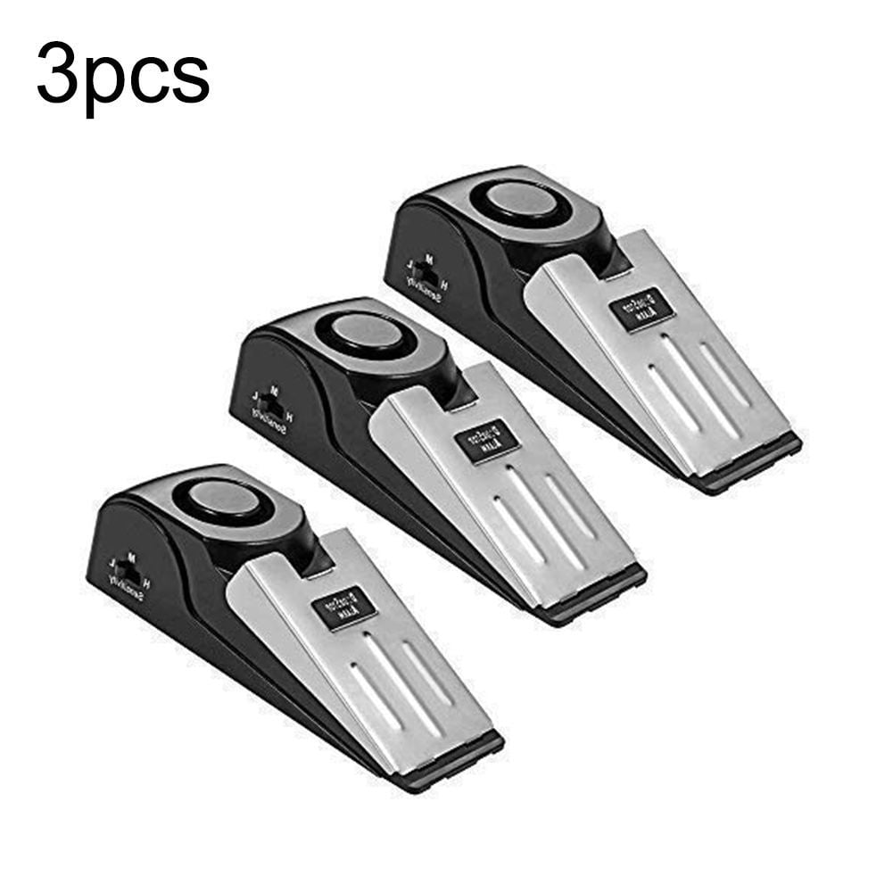 Akoyovwerve Wedge Door Stop Alarm With 120 Db Traveling Diy Home Apartment Security Door Stopper Doorstop Safety Tools