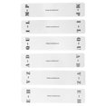 thumbnail image 2 of Vinyl Record Separator Tabs 6Pcs Transparent Design Vertical Organizer 36.5X5X0.1CM Essential For Record Organization, 2 of 2