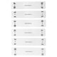 thumbnail image 2 of Album Dividers For Vinyl Records 6Pcs Clear Acrylic Vertical Label Suitable For Record Collectors And Music, 2 of 2