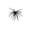 Black, variant on ROSINE Floating Sea Urchin Soft Fishing Lure, 4.33" Durable TPE Creature Bait with Reflective Stars for Bass, Trout, Pike & Perch, Freshwater & Saltwater Fishing Baits,1,Blue,4.33"