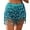 Blue, variant on Yollmart Women's Sequins Tassel Skirts Shorts Booty Dance Festival Bottoms