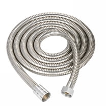 HIBIBUD 79 Inches Shower Hose Flexible Stainless Steel Tube for Handheld Shower Head Extra Long Explosion Proof Replacement Hose with Brass Fitting