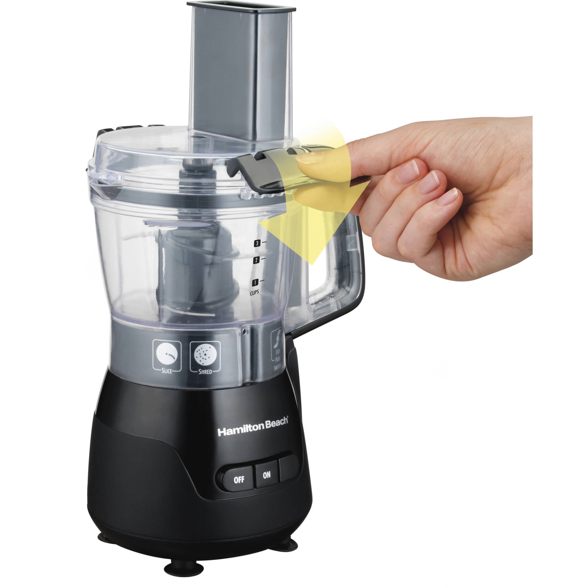 Hamilton Beach 10-Cup Stack & Snap™ Food Processor with Bowl