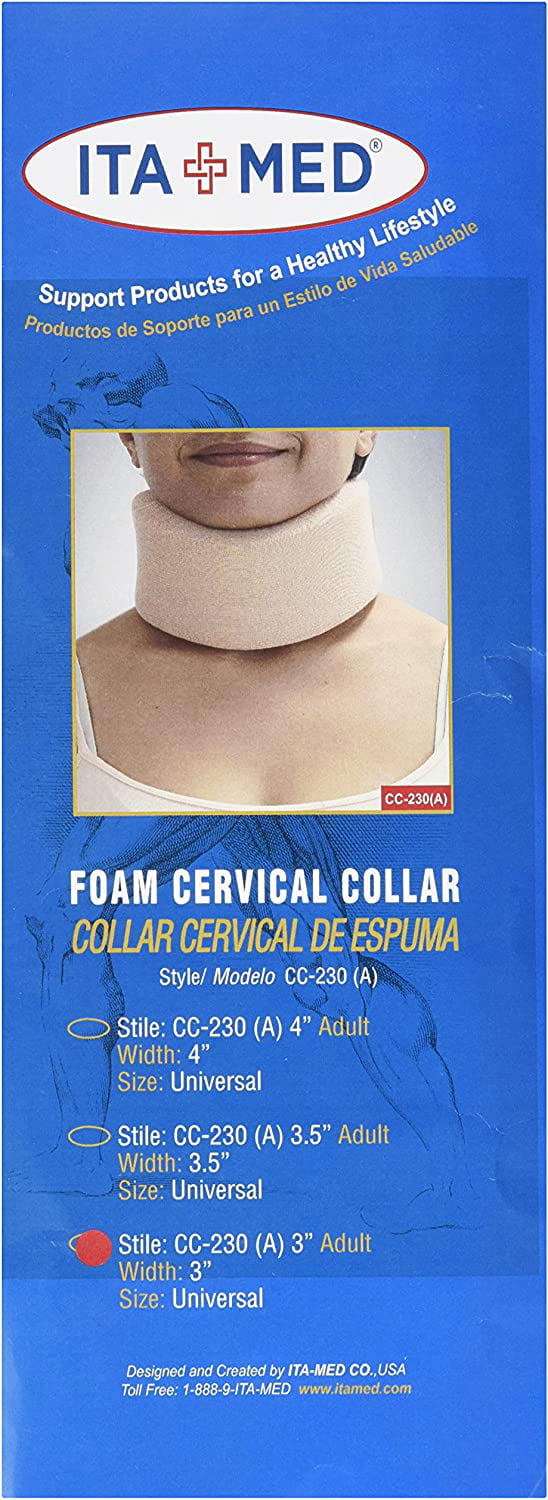 ITA-MED Soft Foam Cervical Collar, Neck Brace: CC-230(A) 3 