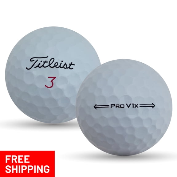 Pre-Owned 48 Pro V1 2023 White 4A Used Recycled Golf Balls, by Mulligan Golf Balls
