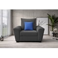thumbnail image 1 of Sillon 1 plaza El Bazar Store Islandia Lino Gris Oxford Modular Moderno Sala, 1 of 4