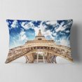 thumbnail image 2 of Designart 12" x 20" Blue Polyester Throw Pillow, 2 of 5