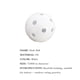thumbnail image 5 of Soidarity 24 Uds. Pelota de Golf de plástico de alta para deportes al aire libre, pelotas de Golf elásticas suaves amarillas, pelotas de Golf Soidarity  OD009955-00, 5 of 6