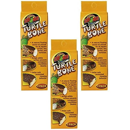 Zoo Med Turtle Bone (Pack of 3) - 2 Per Pack Total 6