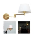 thumbnail image 2 of LED Wall Sconce 1/12 Miniature Foldable Lighting for Dollhouses Bed Room Dollhouses Decorative Furniture Wall Lamp, 2 of 4