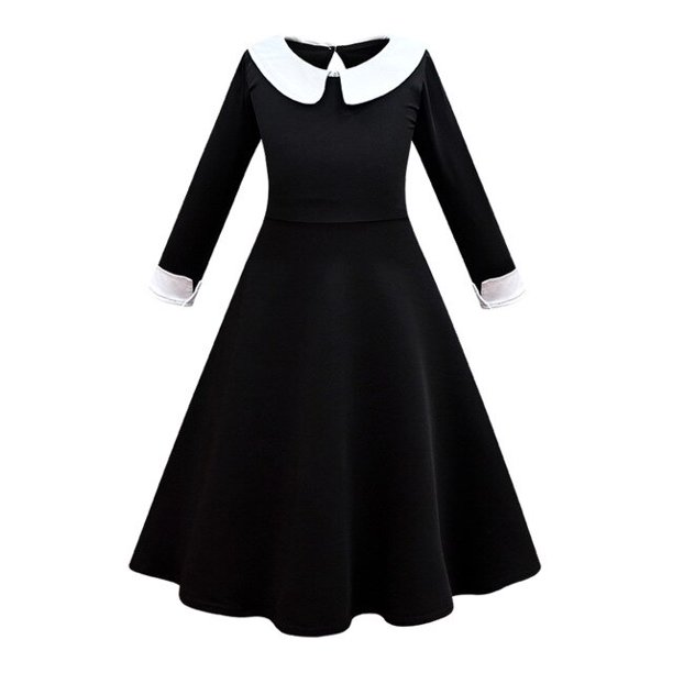 Addams vestido de princesa Peach para niña, disfraz de Elsa, Anna, Blancanieves, traje con estampado de Isabella y bella Fivean unisex