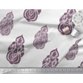 thumbnail image 3 of Soimoi Polyester Crepe Fabric Floral & Paisley Block Print Sewing Fabric Yard 42 Inch Wide, 3 of 3