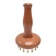thumbnail image 3 of Cepillo Masajeador Portátil para Cuero Cabelludo Cepillo de Latón y Madera Manual con 29 Dientes Herramienta de Masaje Corporal y Peine de Puntos de, 3 of 9