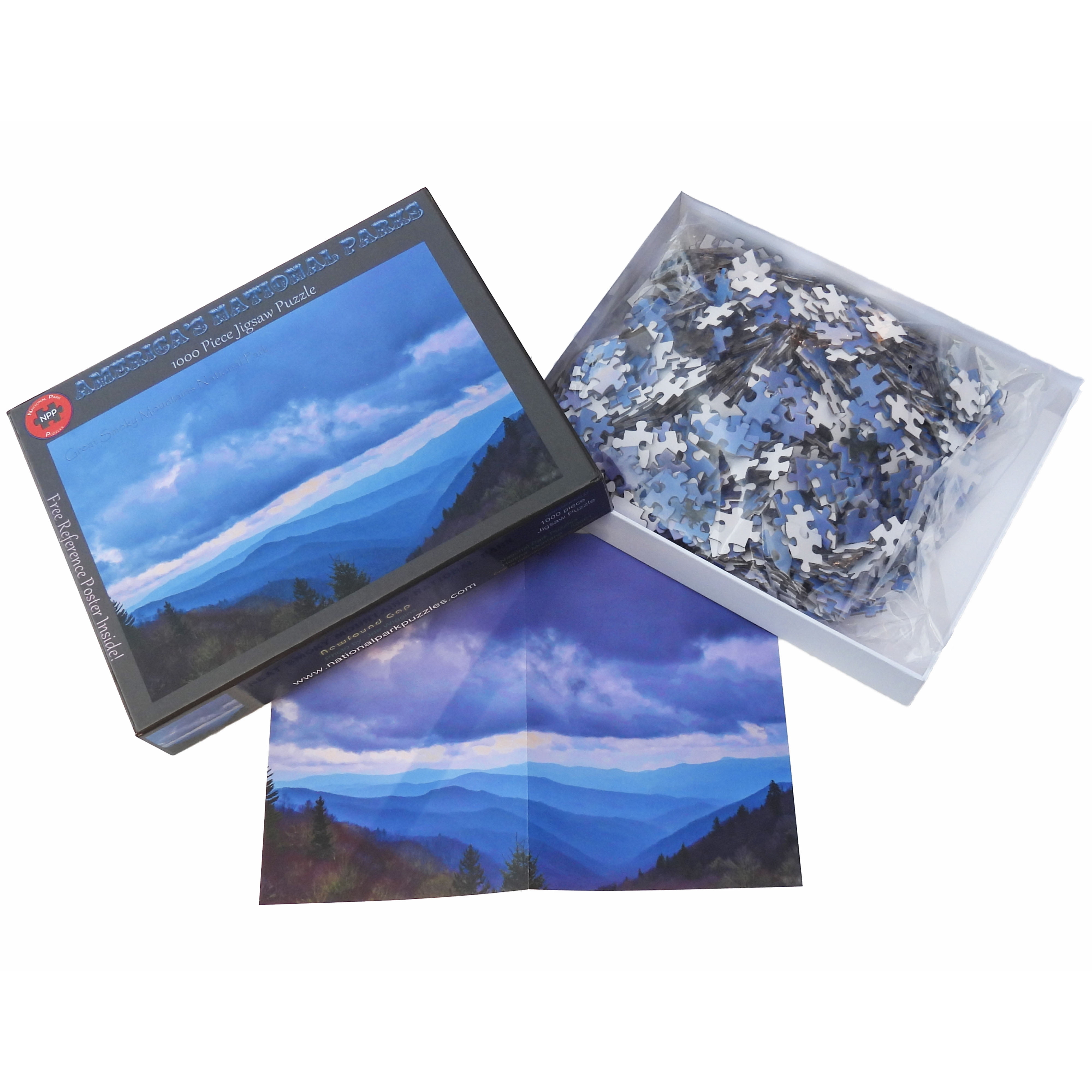 National Park Puzzles Great Smoky Mountains National Park Newfound Gap 1000 Piece Jigsaw Puzzle