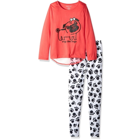 Big Girls' Bunny 2pc Sleepwear Legging Set