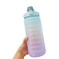 thumbnail image 1 of Mistaha Bouteille d'Eau 2 L avec Marqueur et Paille Grande Capacité Bouteille d'Eau avec Poignée Pichet d'Eau Réutilisable Étanche pour Randonnée Voyage Sports de Plein Air Gym Mise en Forme, 1 of 8