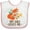 White and Pink, variant on Inktastic My Gigi Loves Me Fox Grandchild Boys or Girls Baby Bib