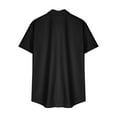 thumbnail image 5 of Aloohaidyvio George T Shirts for Men Big and Tall,2024 Spring Summer Men's Shirts Short Sleeve Casual Shirts Button Down Beach Summer Shirt, 5 of 6