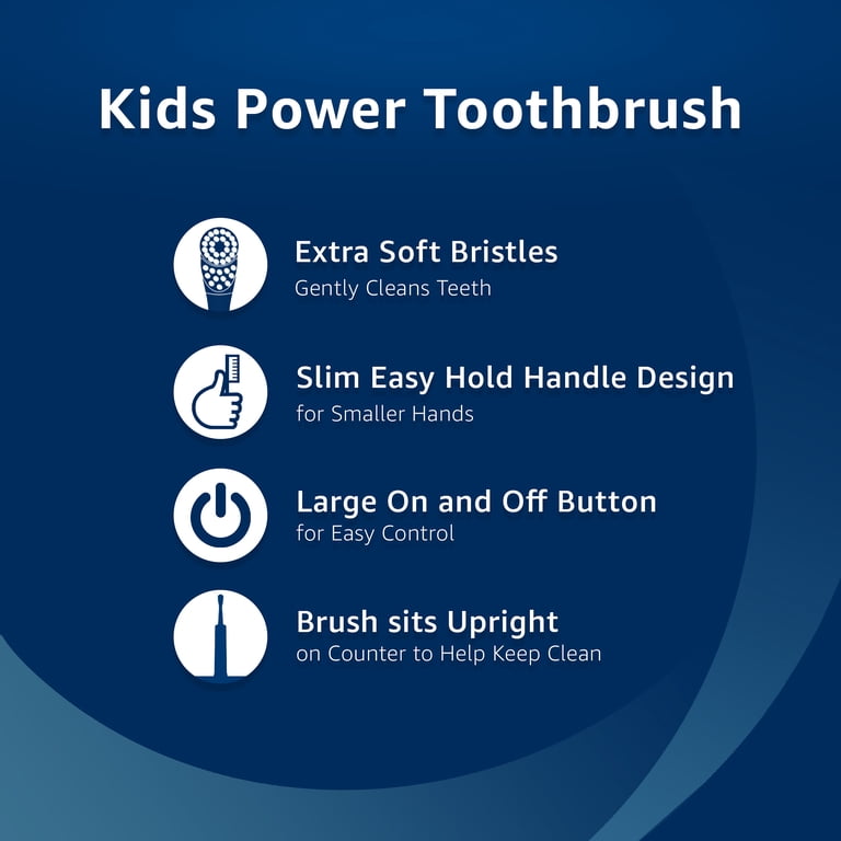 Equate Kids Easy Hold Battery-Powered Electric Toothbrush, 3-Pack photo 5