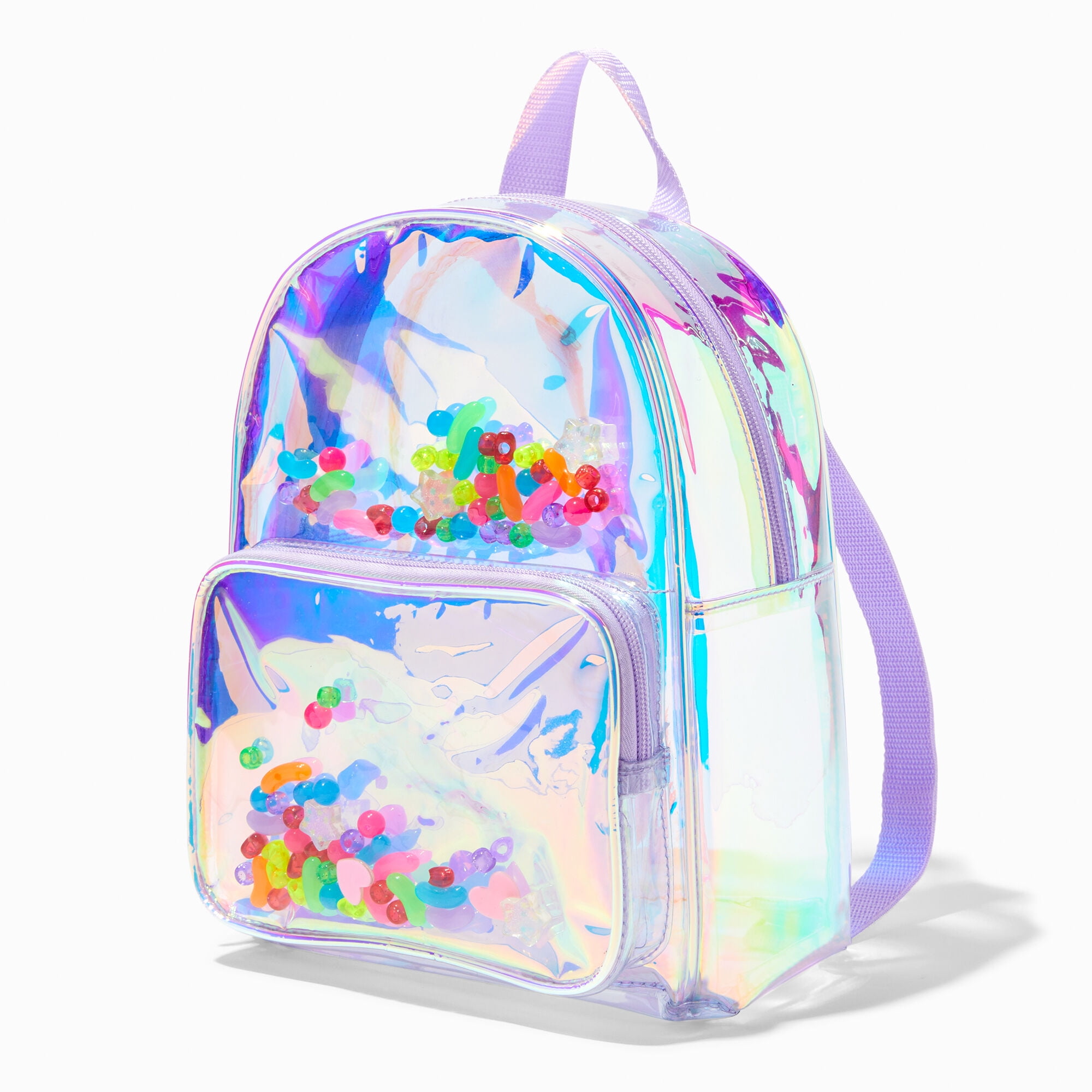 Claire's Holographic Y2K Shaker Mini Backpack