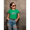 thumbnail image 2 of I Can't Remember If I'm The Good Sister Or The Evil Women Kelly Green T-Shirt, Female x-Large, 2 of 4