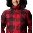 thumbnail image 4 of Columbia Womens ICY Heights Ii Down Jacket Mountain Red Buffalo Print X-Small, 4 of 8