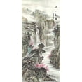 thumbnail image 2 of Grace Art Asian Wall Scroll, Beautiful Mountain River Scene, 2 of 3
