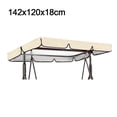 thumbnail image 1 of Outdoor Swing Chair Canopy Courtyard Waterproof And Dustproof Swing Sunshade, 1 of 9