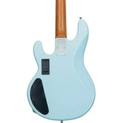 Sterling by Music Man Stingray Ray34HH Bass Daphne Blue Roasted Maple