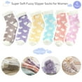 thumbnail image 2 of Plush Slipper Socks Women - Colorful Warm Fuzzy, 2 of 6