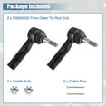 thumbnail image 7 of 2pcs Front Outer Tie Rod End Links Steering Tie Rod End ES800030 for Chevrolet Equinox 2005-2009, 7 of 7