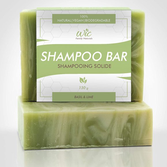 Basil & Lime Natural Shampoo Bar