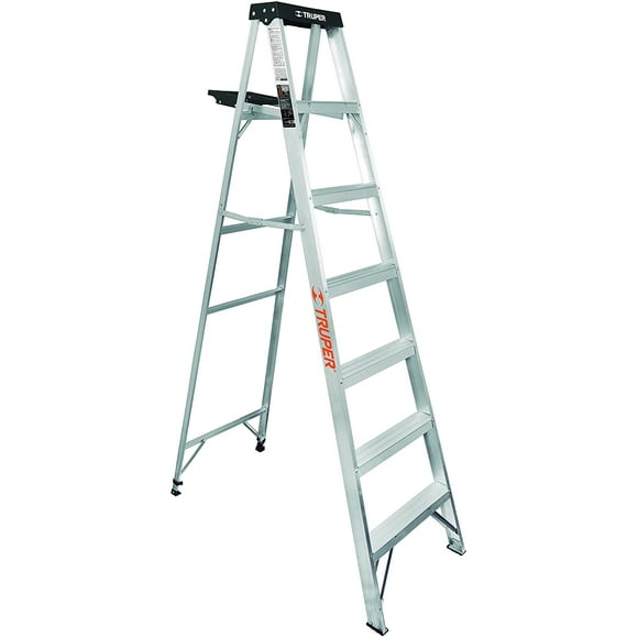 Escalera de tijera Truper Tipo III 6 escalones con bandeja EST-36