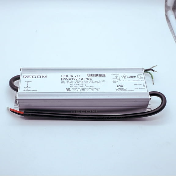 Recom Power RACD100-12-PSE AC-DC LED Driver Constant Current Power Supply