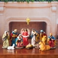 thumbnail image 2 of Juego de Nacimiento BESBLEE de 15 cm, 12 Piezas, Resina Pintada a Mano, 2 of 7