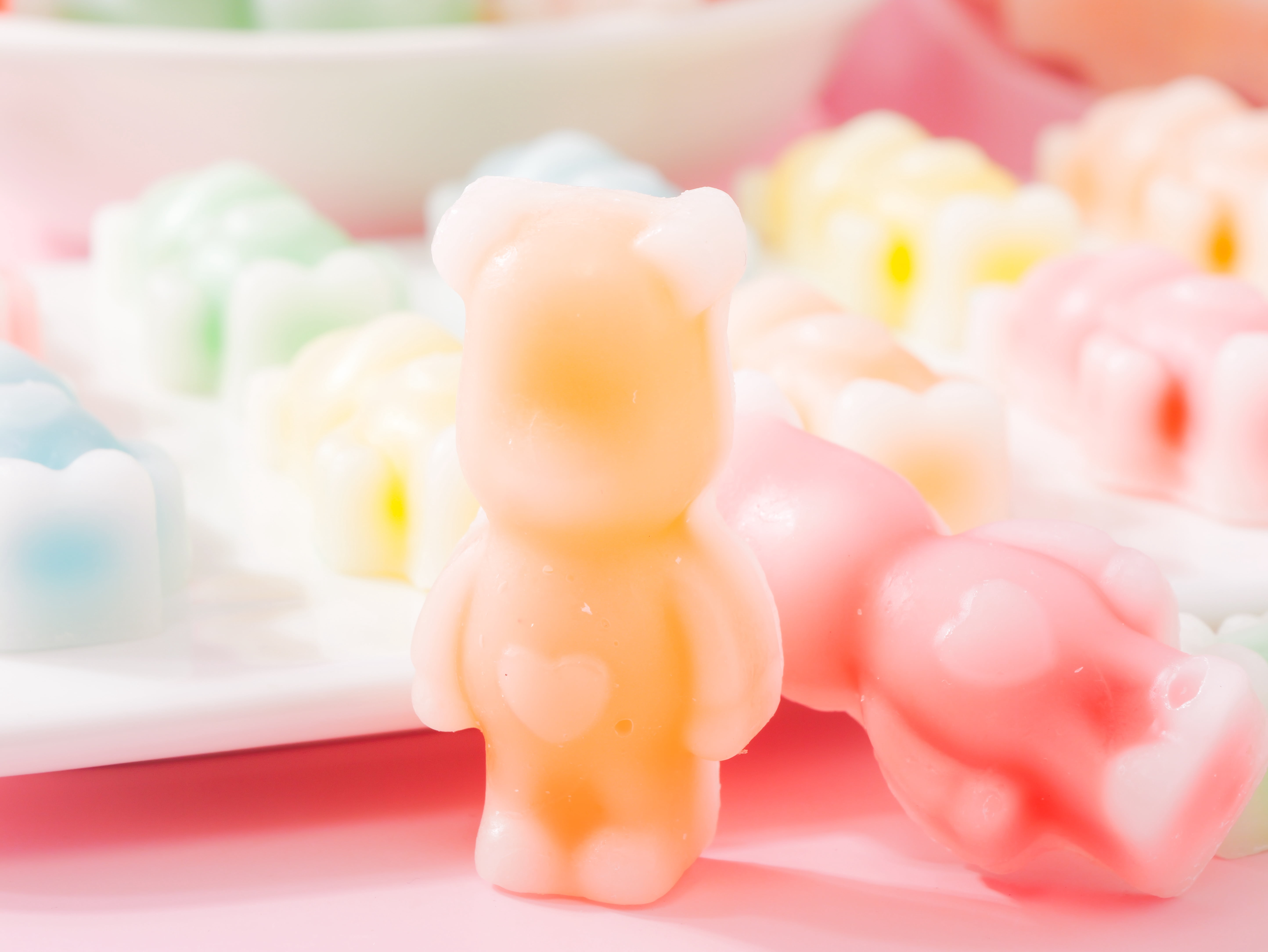 GummyGlow Fruity Bears Wax Candy, 12oz Bag Gluten Free - Chewy Retro Sweets with 5 Fruity Flavors, Ideal for ASMR Snacks, Viral TikTok Treats, Novelty Vintage Treats, Parties & Gifts