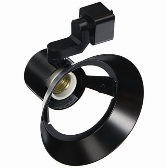 Juno Lighting Group R532BL Trac-Lites Flared Gimbal Line Voltage PAR30 Lamp Holder, Black