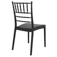 thumbnail image 4 of Compamia Josephine Chaise de Salle à Manger de Patio Noire, 4 of 10
