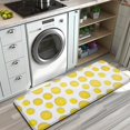 thumbnail image 3 of Yellow Lemon Fruit Slices White Pattern Kitchen Rug Mat,Kitchen Runner Rugs Non Skid Washable,Decorative Kitchen Floor Mats for Kitchen,Sink,Laundry,17"x47.2", 3 of 7