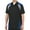Black/Light Grey/Royal Blue Accent, variant on Red Kap Men's Short Sleeve Tri-Color Shop Shirt
